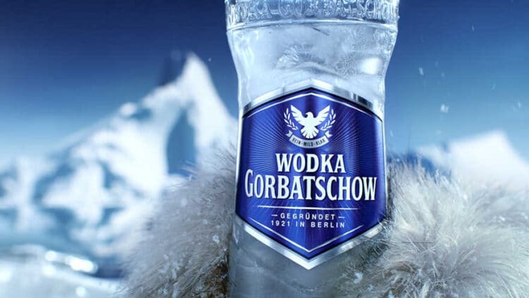 Wodka Gorbatschow mit neuer Werbung