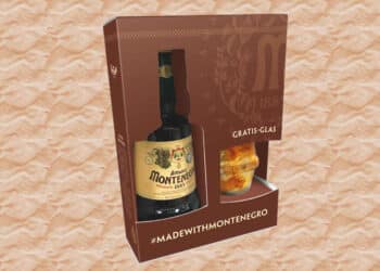 Amaro Montenegro in Geschenkpackung mit Glas-Inpack
