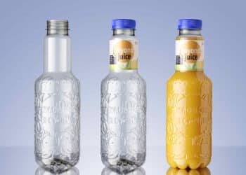Neue Saftflasche für weniger Plastikmüll