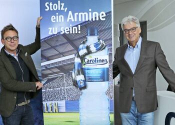 Arminia Bielefeld bleibt Wasserpartner treu