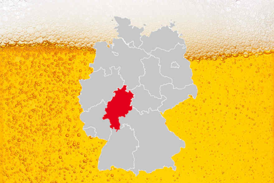 Der Biermarkt in Hessen