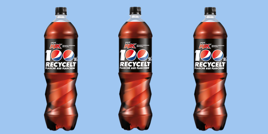 Pepsico stellt komplett auf rPET um