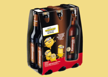 Karamalz-Sixpacks mit Minions-Werbung