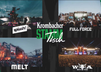 Krombacher sponsert vier Musikfestivals