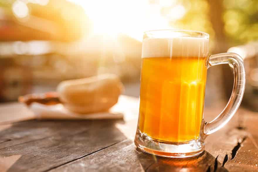 Bierabsatz im August deutlich gestiegen