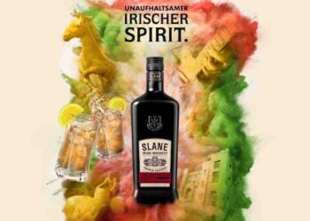 Key Visual der neuen Kampagne für Slane Whiskey