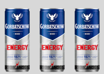 Drei Dosen Gorbatschow Energy