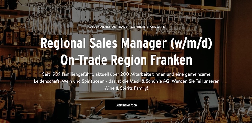 Regional Sales Manager (w/m/d) On-Trade 2
