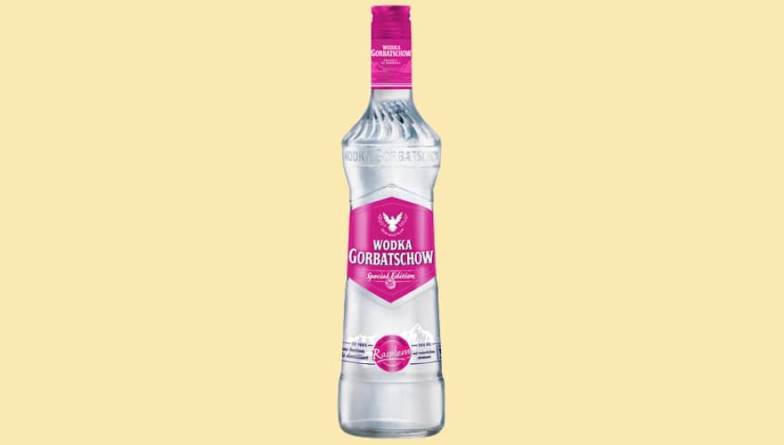 Flasche Gorbatschow Wodka Raspberry
