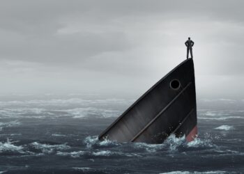 Foto von sinkendem Schiff