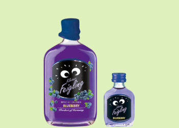 Kleiner Feigling Blueberry in zwei Flaschengrößen