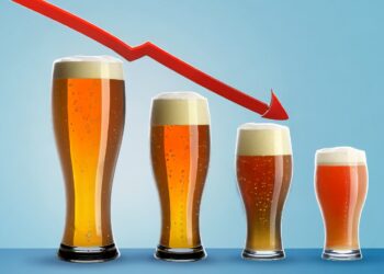 Abwärtstrend beim Bierabsatz setzt sich fort