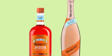Je eine Flasche Mionetto Aperitivo alkoholfrei und Mionetto 0,0% Rosé