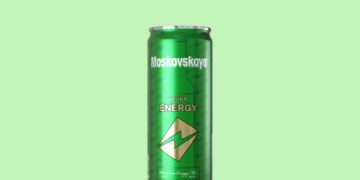 Eine Dose Moskovskaya Vodka & Energy