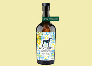 Eine Flasche „Limone Di Sicilia Alkoholfrei“ von Windspiel