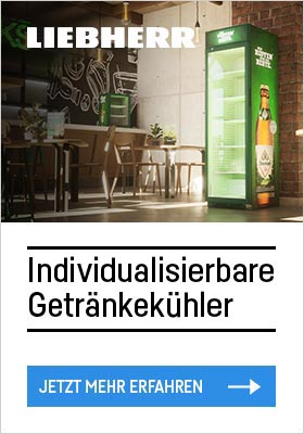 Anzeige Liebherr "Individualisierbare Getränkekühler"