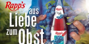 Rapp's-Plakatmotiv "Aus Liebe zum Obst"