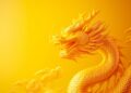 Chinesischer gelber Drache