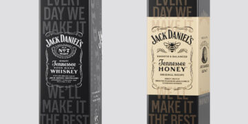 Jack Daniel's Old No. 7 und Tennessee Honey in der Metallbox