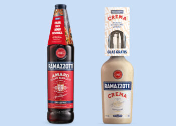 Ramazzotti Amaro und Crema mit Promotion-Onpacks