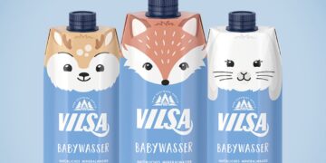 Vilsa Babywasser in drei Design-Varianten