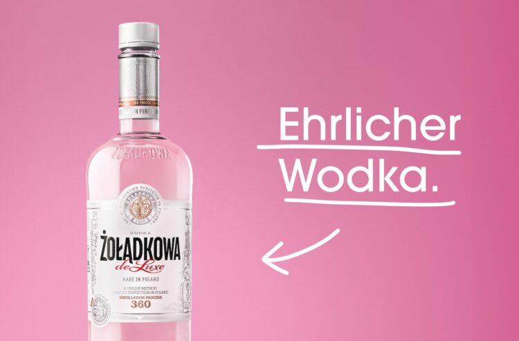 Die Kampagne läuft ab sofort unter dem Motto "Ehrlicher Wodka".