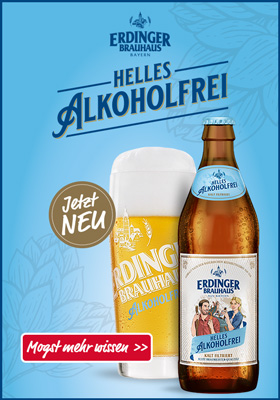 Anzeige Erdinger Brauhaus Helles Alkoholfrei