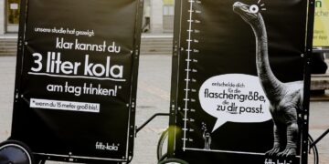 Begleitend zur Grünen Woche ist die Kampagne in Berlin zu sehen. (Foto: Fritz-Kola)