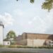 Außenansicht der Trumer-Brauerei