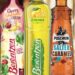je eine Flasche Berentzen Cherry Banana Cream, Berentzen Zitrone und Puschkin Salted Caramel