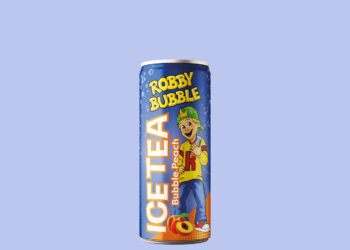 Ice Tea Peach ist eine von zwei neuen Sorten der Marke Robby Bubble.