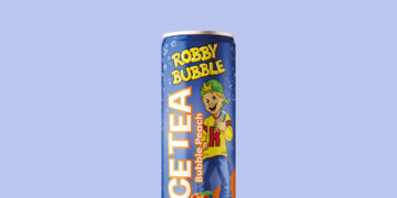 Ice Tea Peach ist eine von zwei neuen Sorten der Marke Robby Bubble.