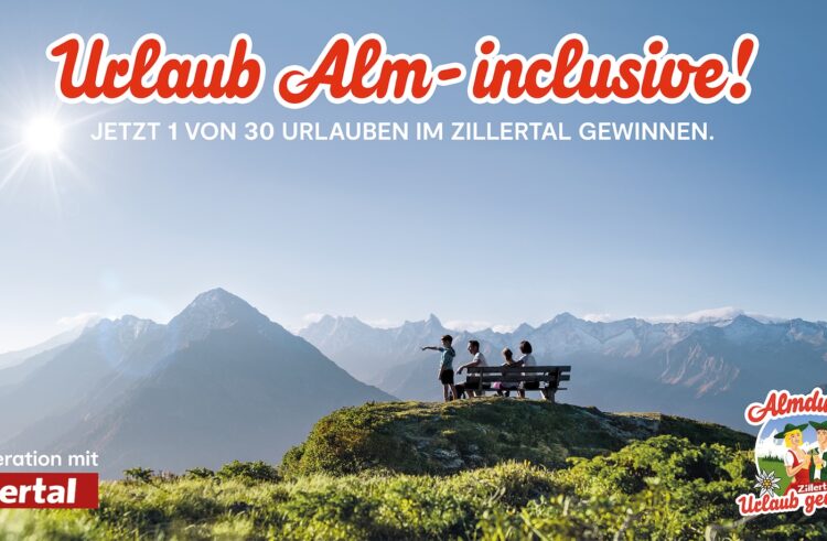 Almdudler verstärkt weiterhin seine Präsenz am POS durch eine gezielte Kooperation mit der Urlaubsregion Zillertal. (Foto: Almdudler)