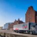 Nordmann-Lkw am Hafen von Stralsund
