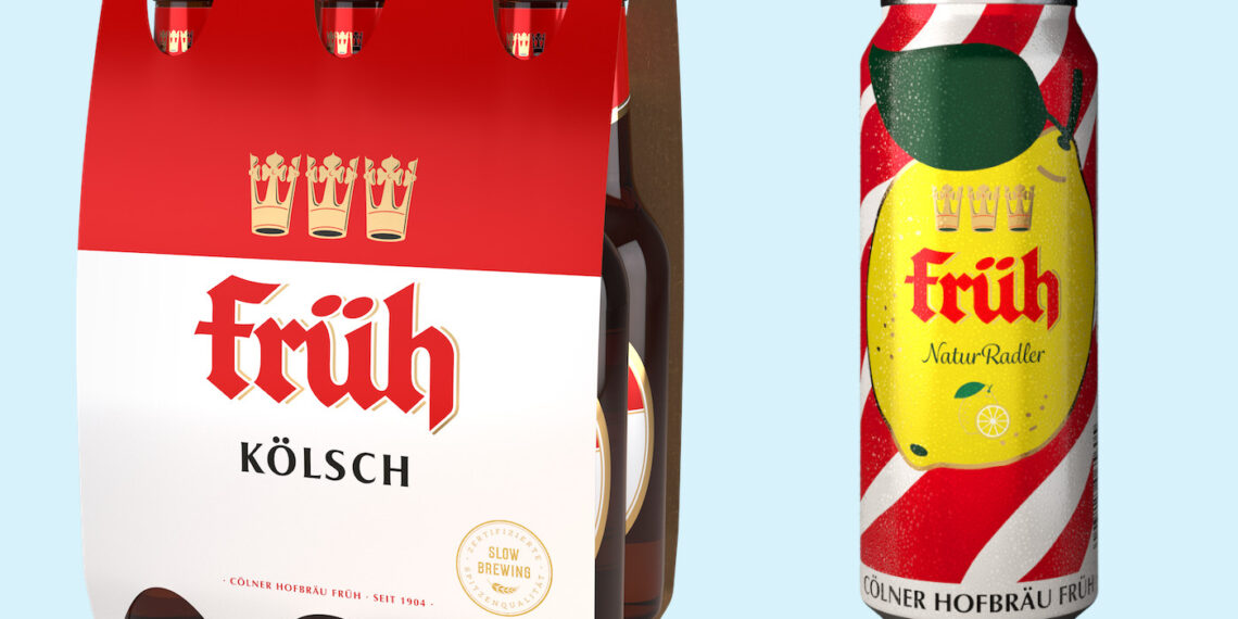 Foto des neuen Sixpacks und der neuen Dose