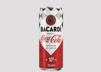 Eine Dose Bacardí & Coca-Cola