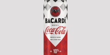 Eine Dose Bacardí & Coca-Cola