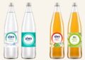 Der Relaunch am Beispiel der Sorten Alwa Medium und Apfelschorle: links jeweils der alte, rechts der neue Auftritt