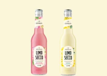 je eine Flasche Söhnlein Limo meets Secco Granatapfel und Zitrone