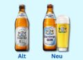 Foto von alter und neuer Flasche Starnberger Hell
