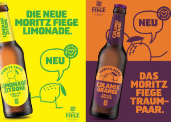 Die beiden Werbemotive für die neuen Limonaden