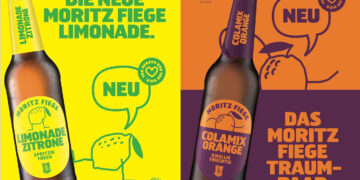 Die beiden Werbemotive für die neuen Limonaden