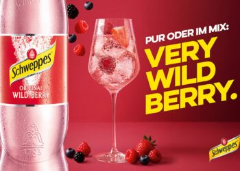 Werbemotiv für Schweppes Wild Berry