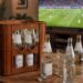 Foto Mineralwasserkasten und Fußball