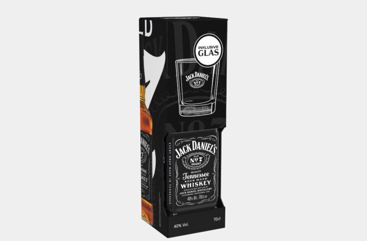 Jack Daniel's Old No.7 im Geschenkset mit Whiskey-Tumbler